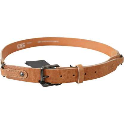 Costume National Light Brown Genuine Leather Belt