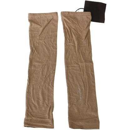 Scervino Street BeigeViscose Women SleevesArm Warmer