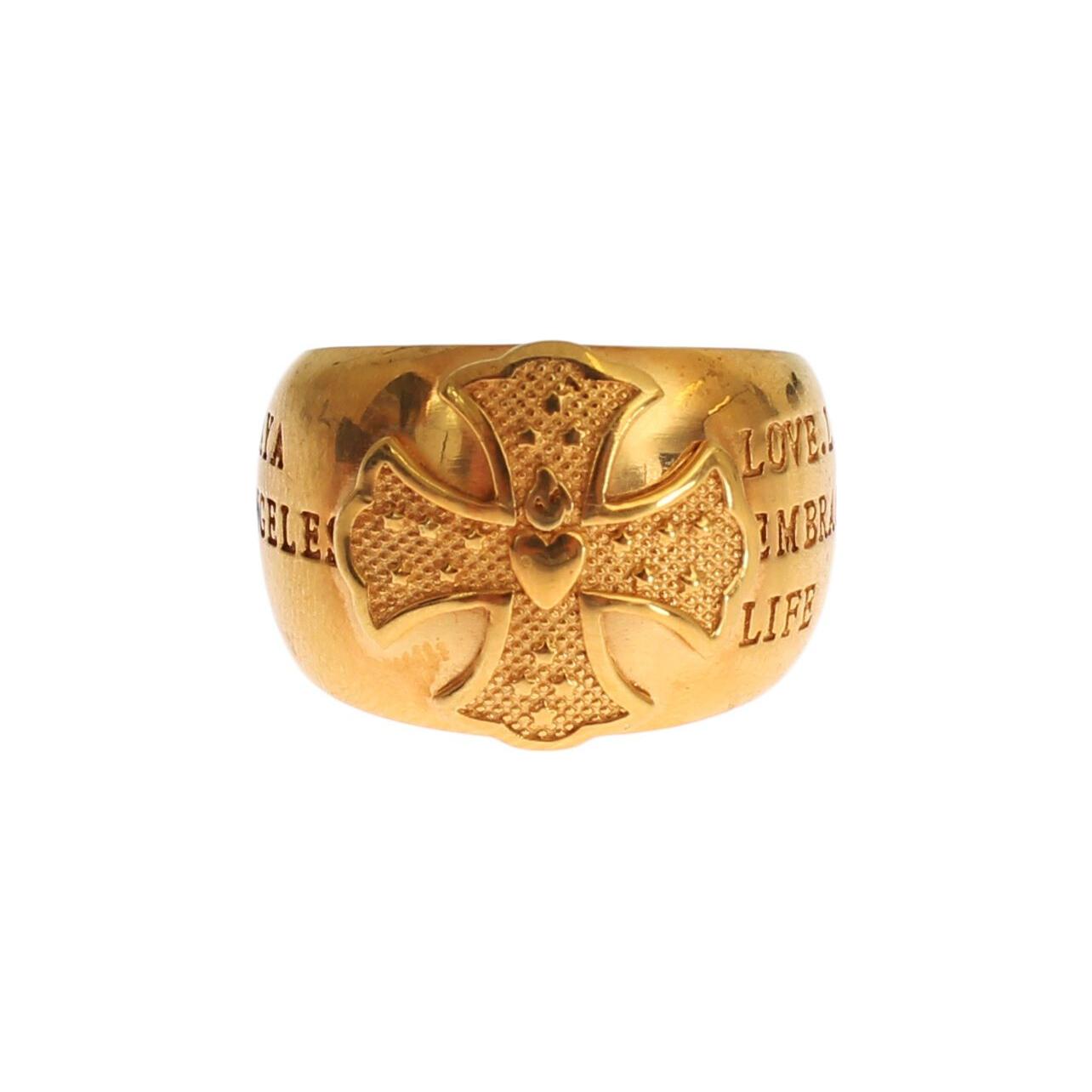 Nialaya Gold Plated 925 Silver Womens Ring