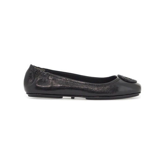 Tory Burch minnie travel ballet flats Flat Shoes Tory Burch Dark Slate Gray