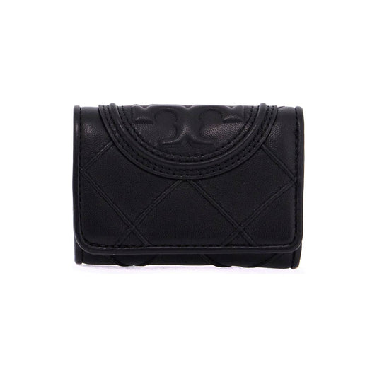 Tory Burch quilted tri-fold fleming Wallets Tory Burch Black