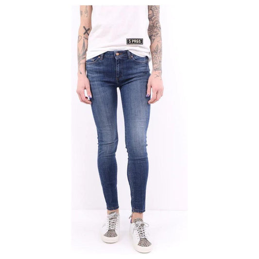 Don The Fuller Blue Cotton Women Jeans Jeans & Pants Don The Fuller Lavender