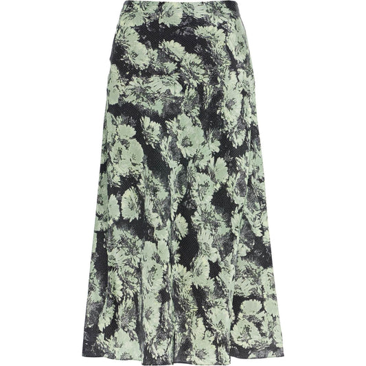 Tory Burch printed satin skirt Skirts Tory Burch Gray