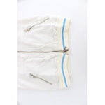 John Galliano Elegant White Zip Cardigan John Galliano Lavender