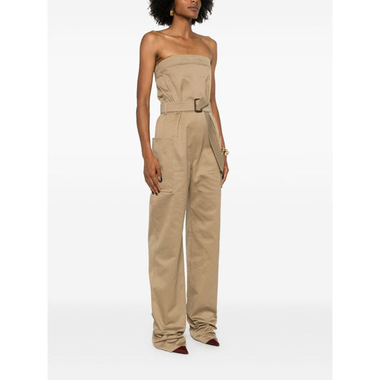 Saint Laurent  Dresses Beige Jumpsuits Saint Laurent White Smoke