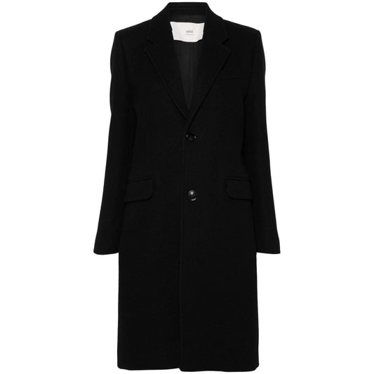 Ami Paris Coats Black Jackets Ami Paris Black