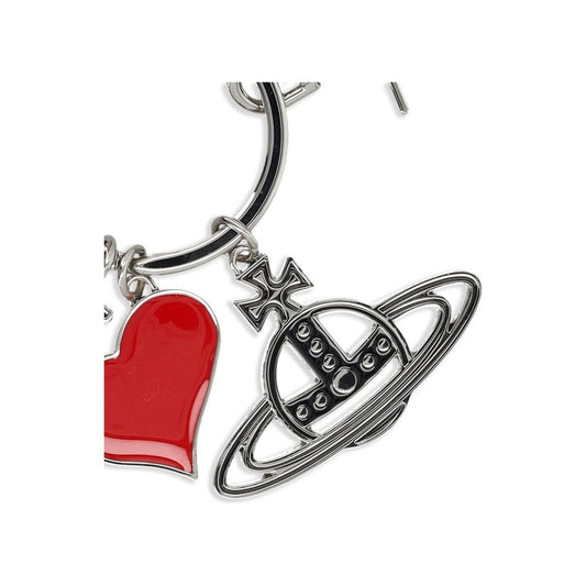Vivienne Westwood Keychains MultiColour Small Leather Goods Vivienne Westwood Light Gray