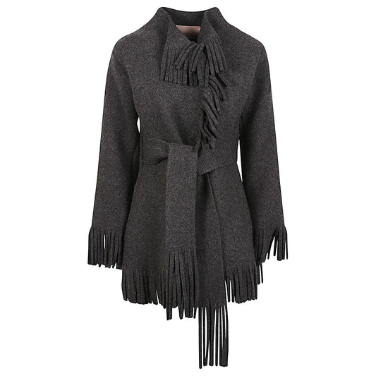 MALIN FRANKE Jackets Grey Jackets MALIN FRANKE Dark Slate Gray