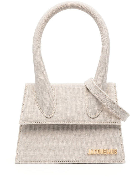 Jacquemus Le Chiquito Moyen tote bag Handbag JACQUEMUS Light Gray