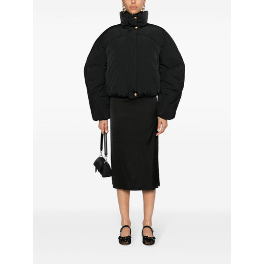 JACQUEMUS Coats Black Jackets JACQUEMUS White Smoke