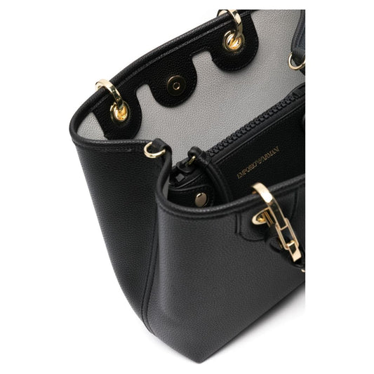 Emporio Armani embossed logo handbag