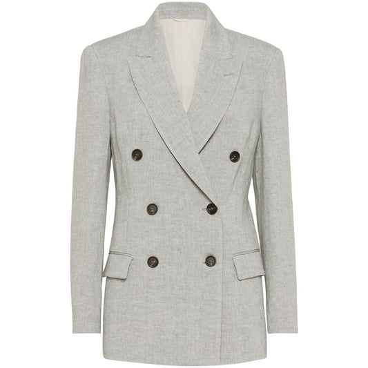 Brunello Cucinelli Jackets Light Grey