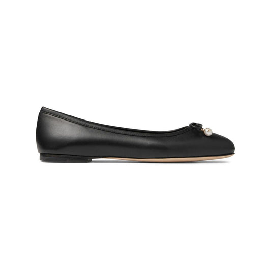 Jimmy Choo Elme Flat with Pearl embellishment Flat Shoes Jimmy Choo Dark Slate Gray