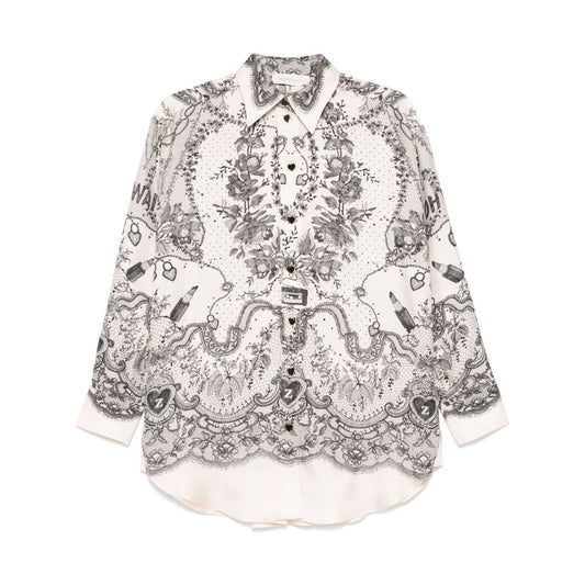 Zimmermann Shirts White Shirts Zimmermann Light Gray