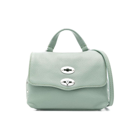 Zanellato Postina baby bag in hammered leather Handbag Zanellato Dark Gray