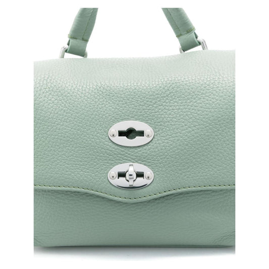 Zanellato Postina baby bag in hammered leather Handbag Zanellato Dark Sea Green