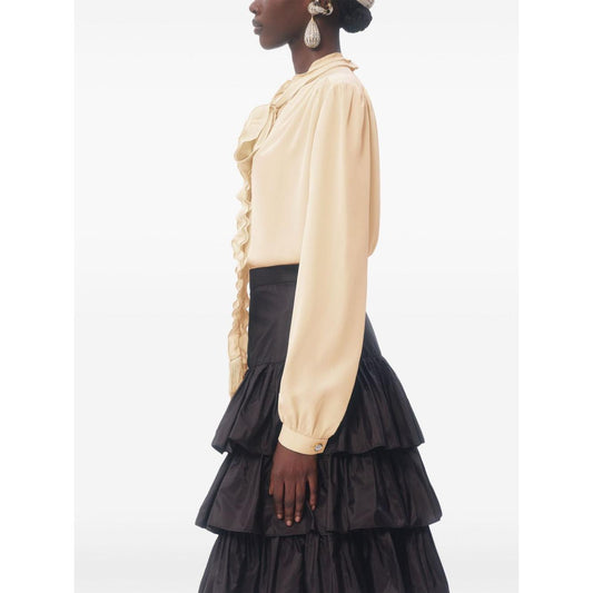 Valentino Shirts Beige Shirts Valentino Dark Slate Gray