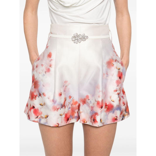 Zimmermann Shorts Red Short trousers Zimmermann Antique White