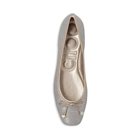 Jimmy Choo Elme Flat with Pearl embellishment Flat Shoes Jimmy Choo Rosy Brown
