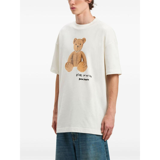 Palm Angels bear in mind T-shirt Topwear Palm Angels Beige
