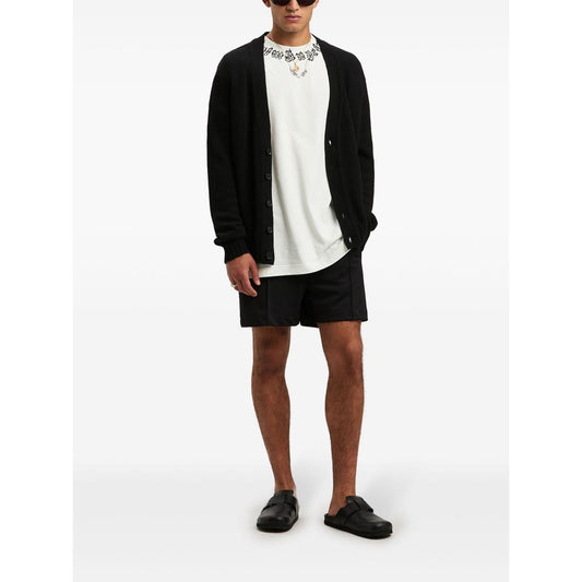 Palm Angels curved logo track shorts Short trousers Palm Angels Black