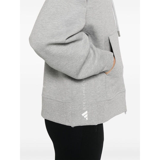 Adidas By Stella McCartney organic cotton hoodie Topwear Adidas By Stella McCartney Light Gray