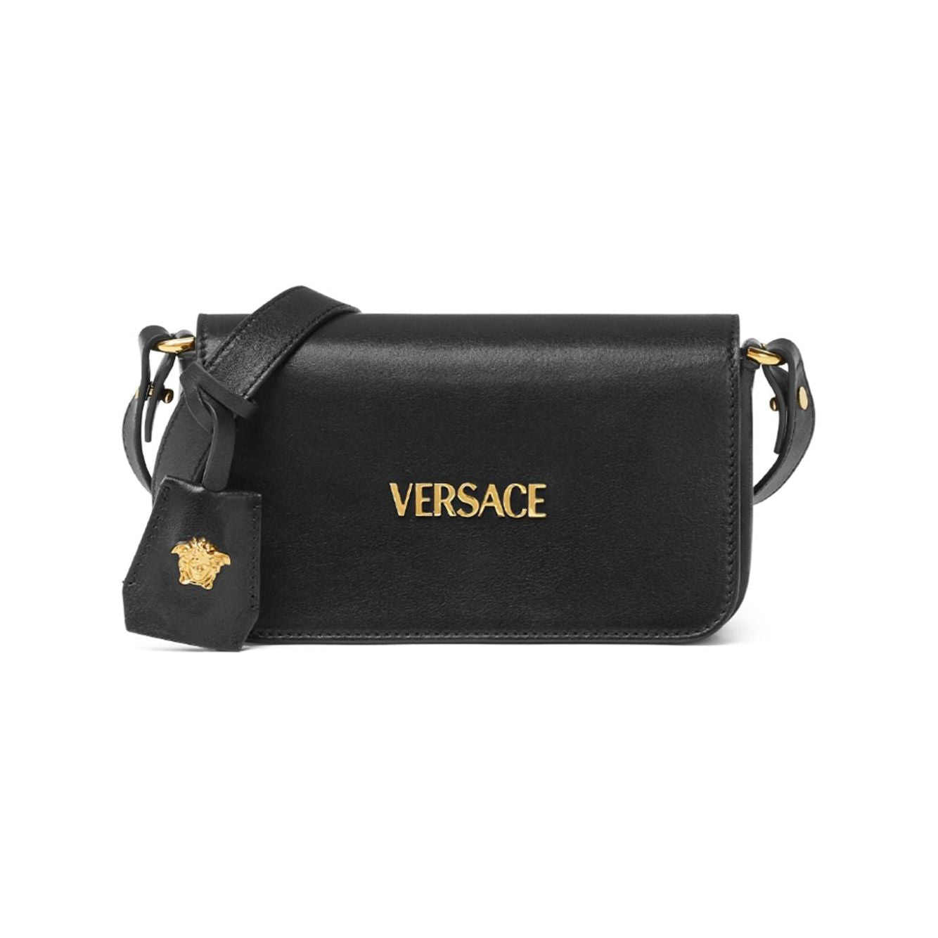 Front view with bag zipped and handles upright.