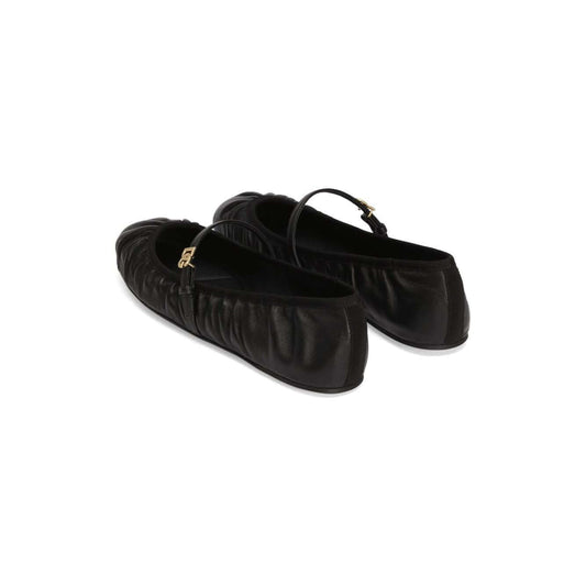 Dolce & Gabbana Nappa leather ballet flats Flat Shoes Dolce & Gabbana Black
