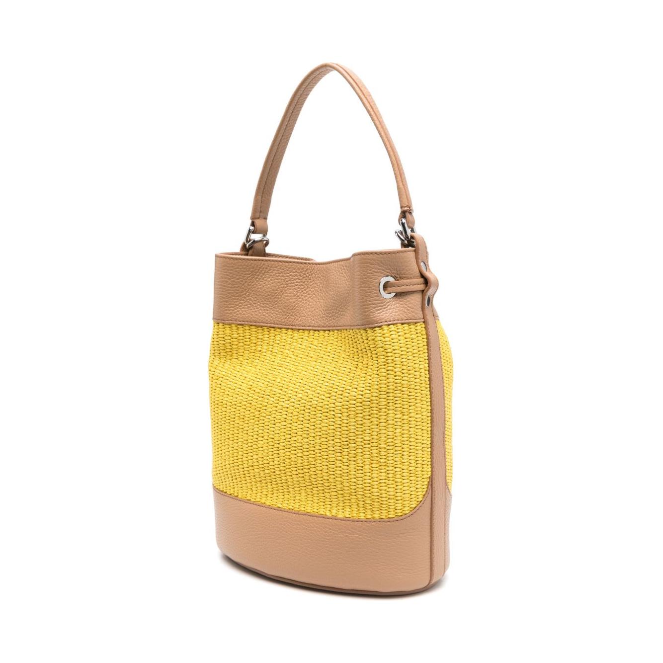 Front view with bag zipped and handles upright.