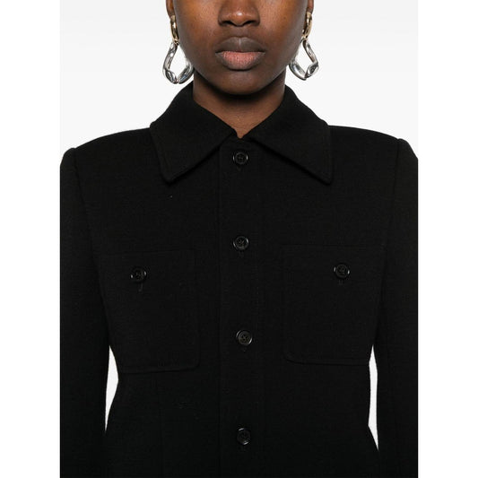 Saint Laurent  Jackets Black Jackets Saint Laurent Beige