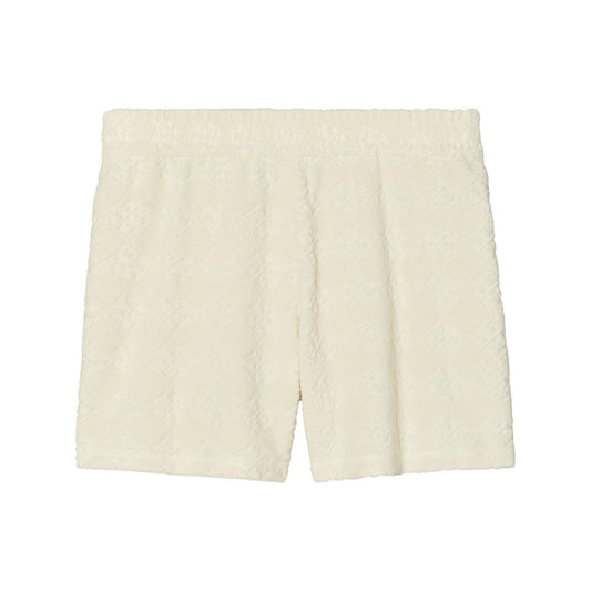 Tory Burch Shorts Ivory Short trousers Tory Burch Light Gray