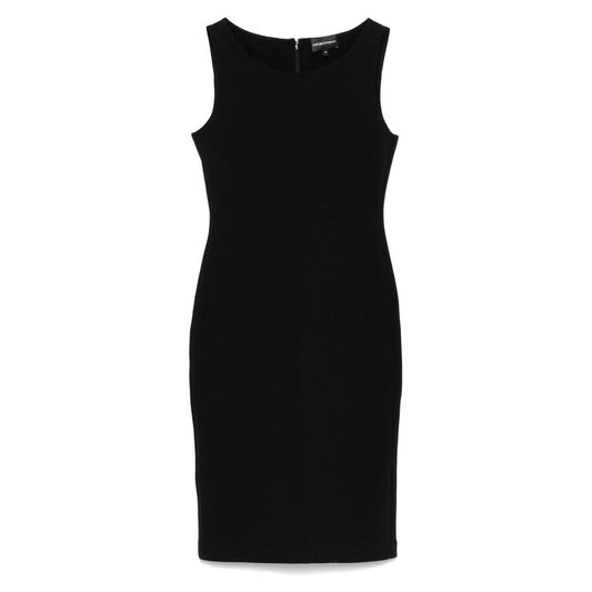 Emporio Armani Ottoman Jersey Sheath Dress Dresses Emporio Armani Black