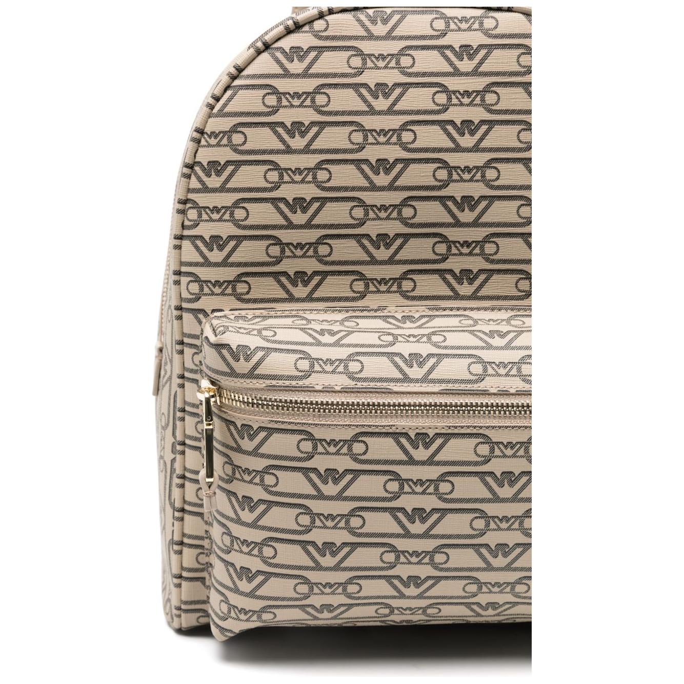 Front view with bag zipped and handles upright.