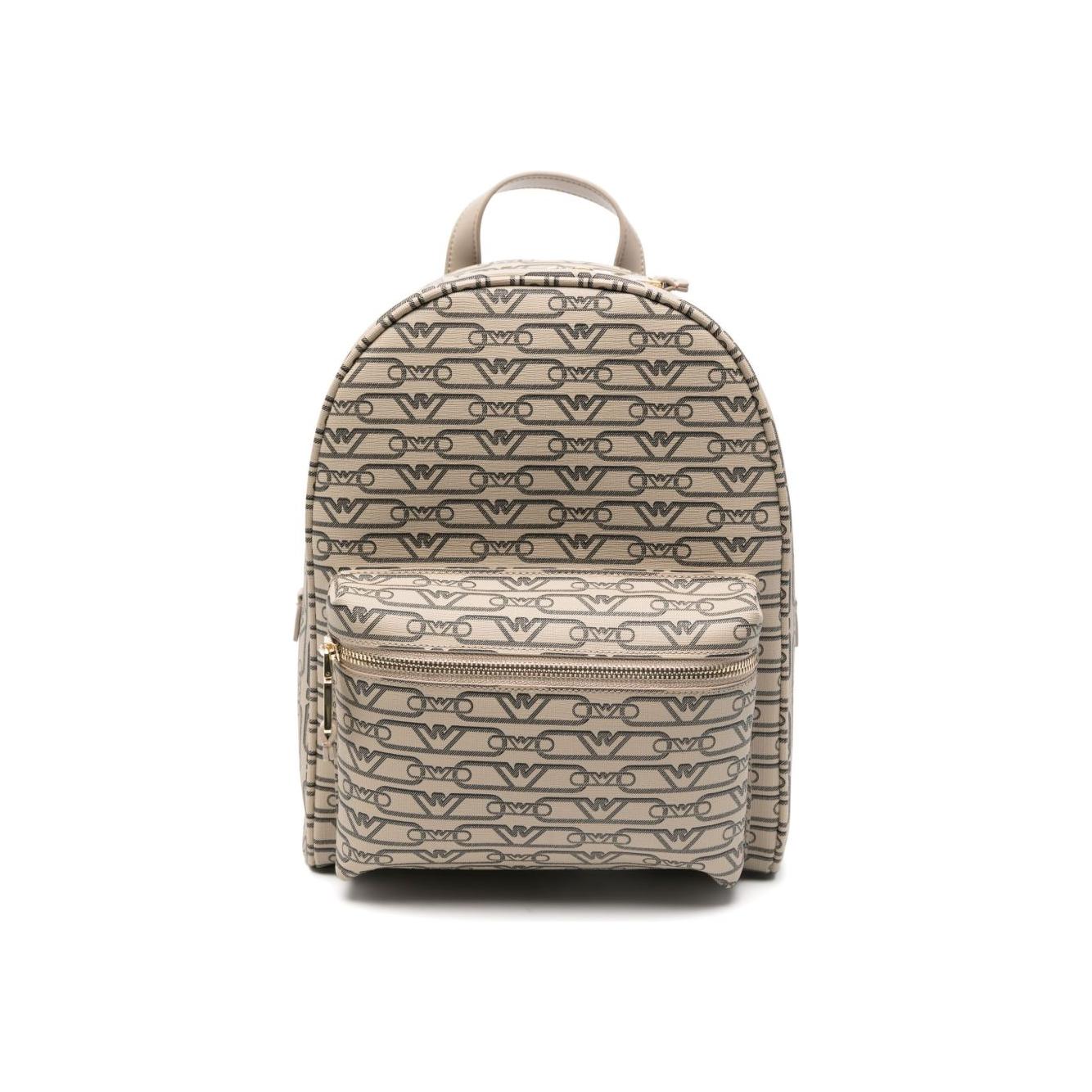 Front view with bag zipped and handles upright.