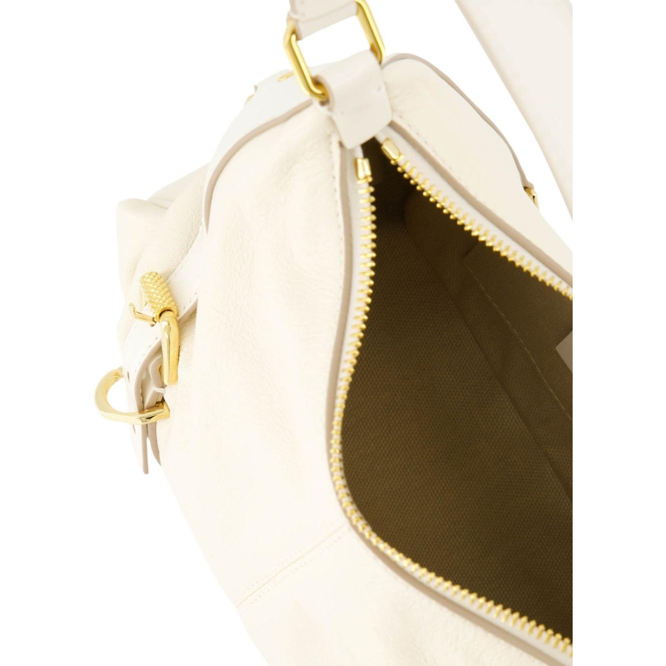 Front view with bag zipped and handles upright.