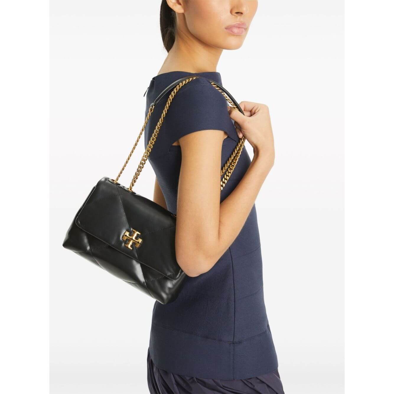 Tory Burch Kira Diamond small leather shoulder bag 154706001-AI25