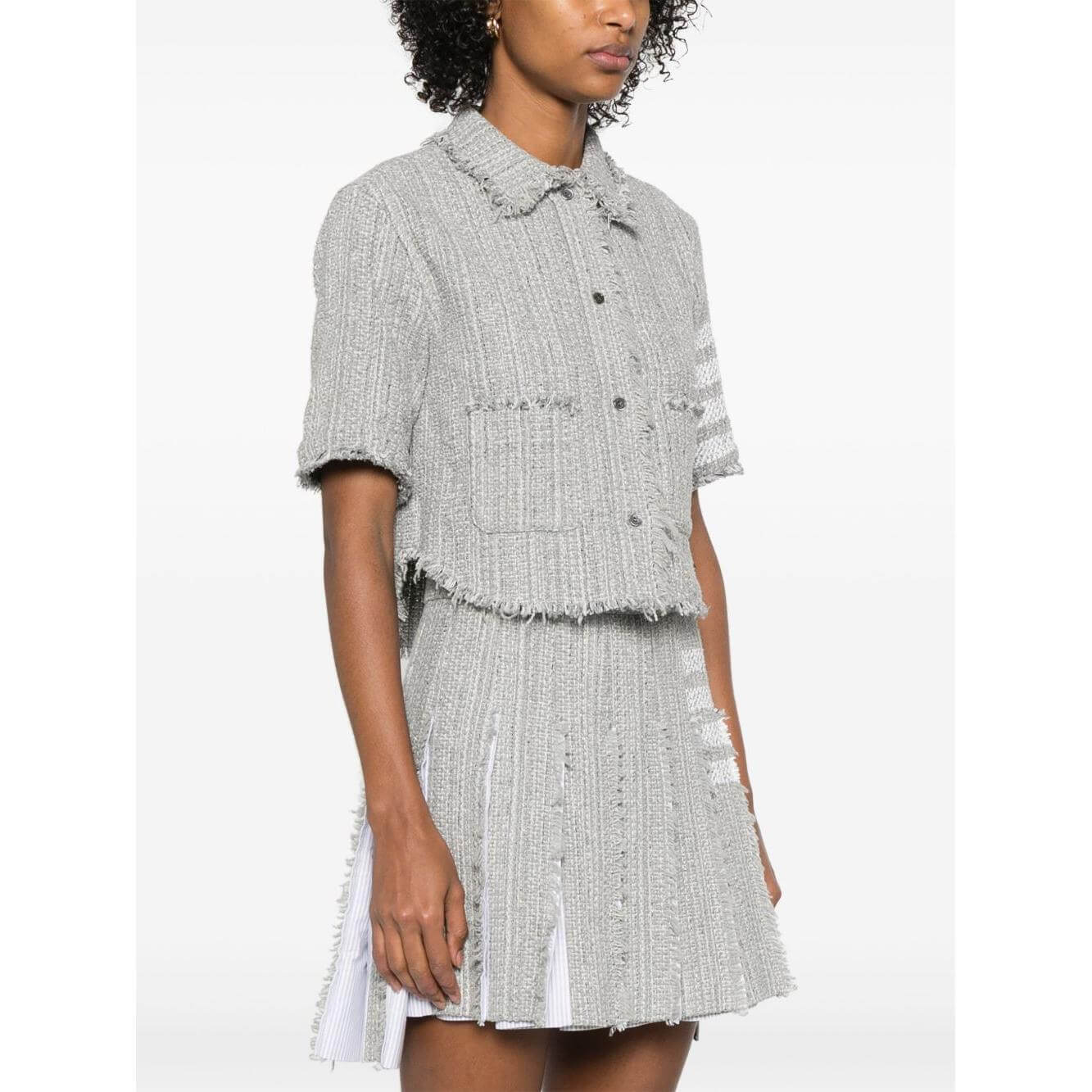 Thom Browne Shirts Grey FLL202TF0512035-AI25