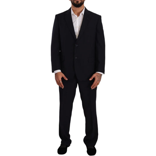 Domenico Tagliente Elegant Black Two-Piece Suit Ensemble Domenico Tagliente Black