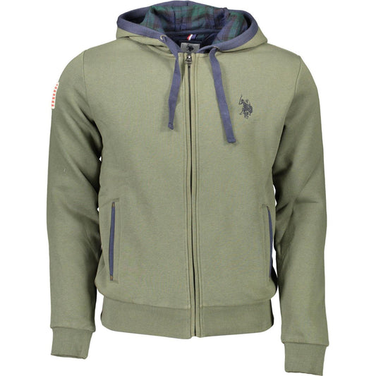 U.S. POLO ASSN. Green Cotton Men Sweater US-9363-XXL