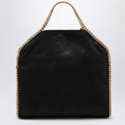 Stella McCartney Black/gold Falabella Fold Over bag 234387W9355/R_STELL-1000_100