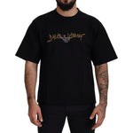 Dolce & Gabbana Black Logo Cotton Crewneck T-shirt TSH83101- 44