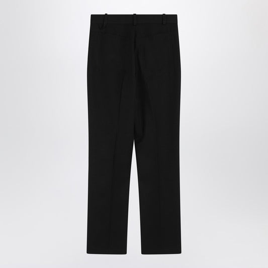 JACQUEMUS Black trousers in cotton blend