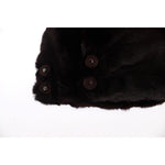 Dolce & Gabbana Exclusive Purple Weasel Fur Hooded Scarf Hood Scarf Dolce & Gabbana White Smoke