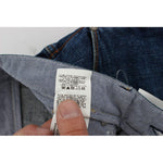 Acht Blue Wash Cotton Baggy Loose Fit Jeans SIG30448-1