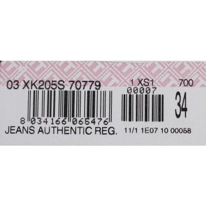 Acht Blue Cotton Regular Straight Fit Jeans