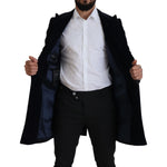 Dolce & Gabbana Elegant Black Cotton Long Cardigan Jacket Dolce & Gabbana Gray