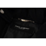 Dolce & Gabbana Black Nylon Hooded Parka Coat Winter Jacket JKT3369- 46