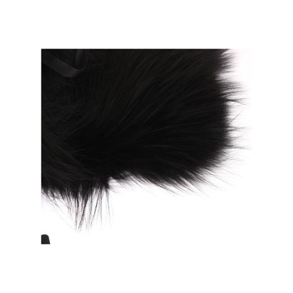 Dolce & Gabbana Black Fox Fur Collar Scarf