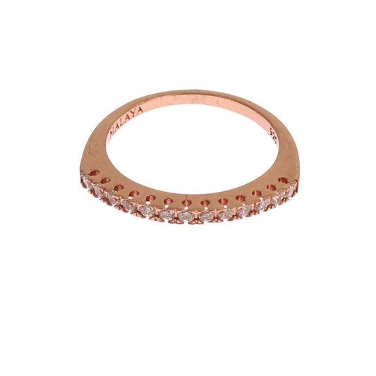 Nialaya Red Gold 925 Silver Ring
