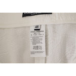 Dolce & Gabbana Elegant High Waist White Culotte Shorts Dolce & Gabbana Gray